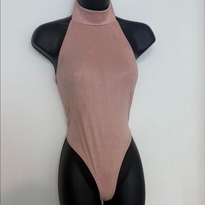 Sorella Pink Halter Bodysuit